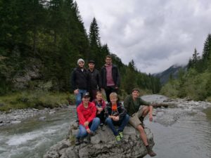 Erst mal Gruppenfoto bei der Wanderung